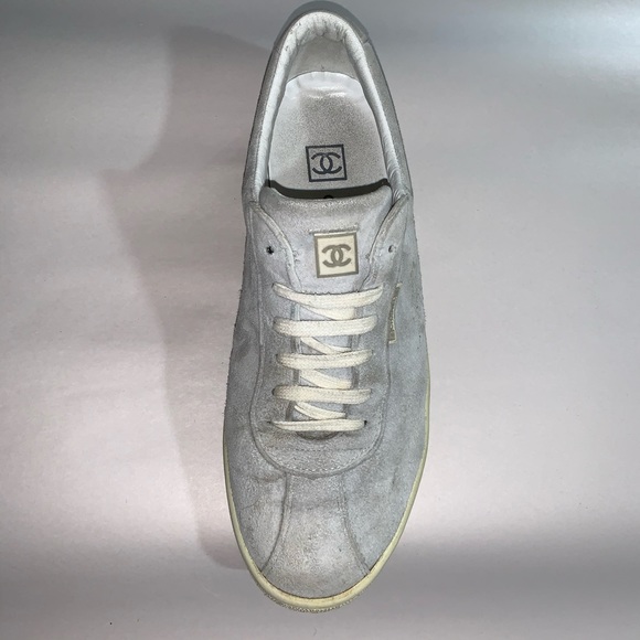 CHANEL size 40 gray suede CHANEL SPORT sneakers - Picture 12 of 12
